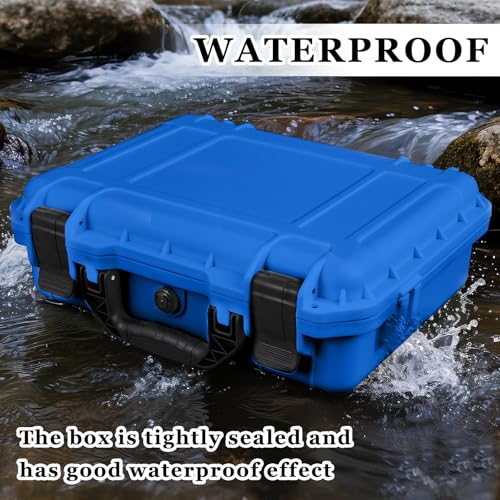 Relaxweex 11.3 x 8.7 x 4.2 Inch Hard Case, Grid Shell, Blue - color: Blue, size: 11.3 x 8.7 x 4.2 Inch, style: Grid Shell