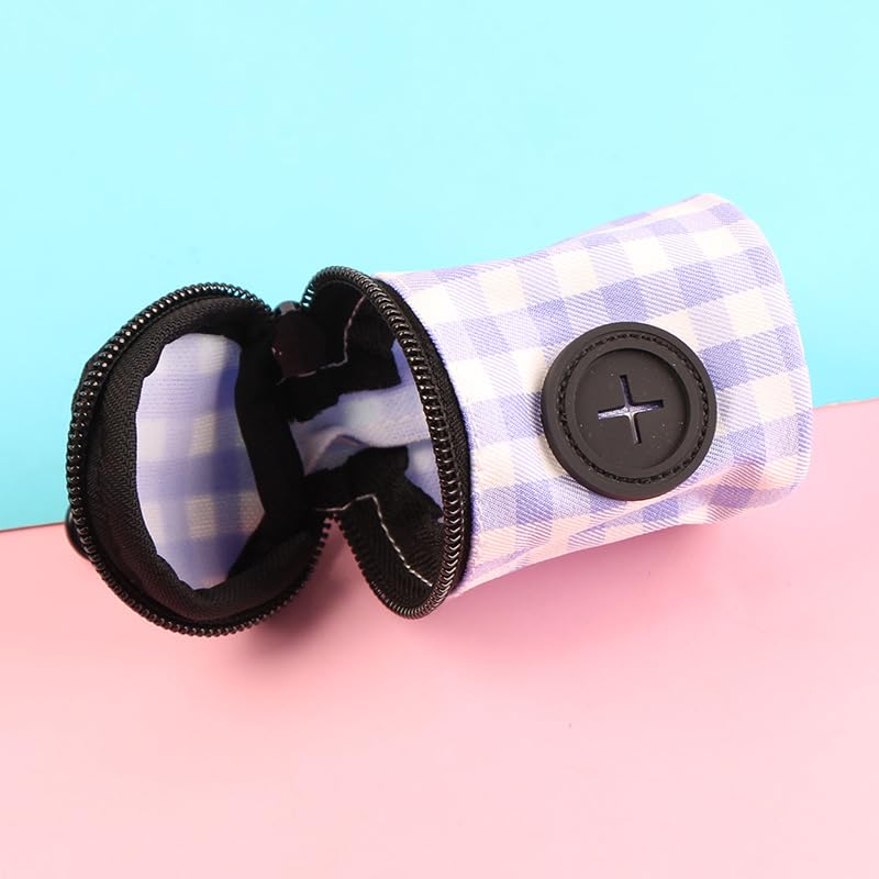 2PC Hanging Pet Dog Poop Bag Dispenser, Portable Dog Waste Bag Holder for Outdoor Training & Walking, Convenient Storage, No Battery Required