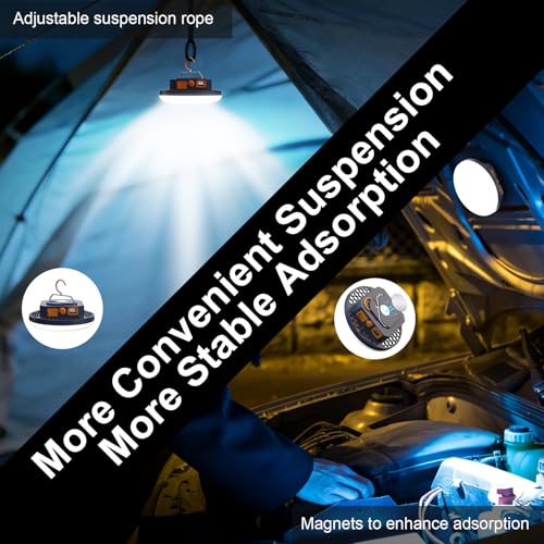 4000LM Flashlight Portable LED Camping Lantern Light - size: 30W