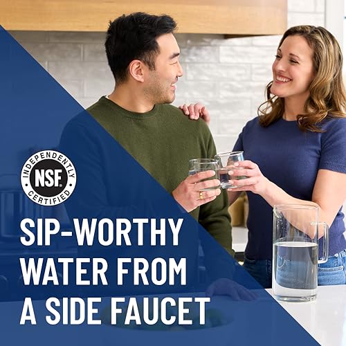 Pentair Everpure H-300-NXT Drinking Water System, 300 Gallon Capacity, Reduces Chlorine Taste & Odor, Lead, VOCs, Sediment, NSF Certified, Made in USA - style: System