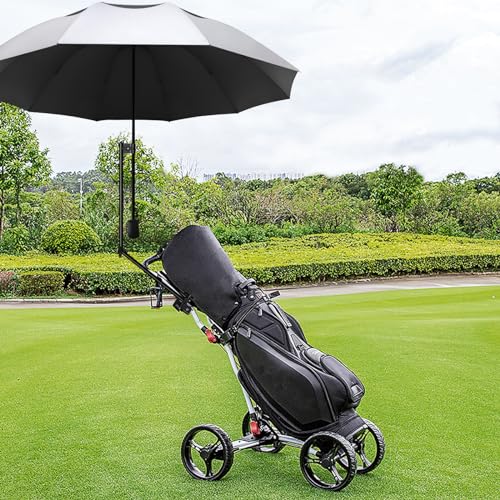 XLINGZA UPF 50+ Beach Umbrella with Adjustable Universal Clamp - style: Double Layer/Manual/L