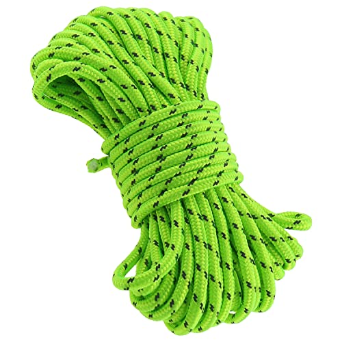 DGZZI 5mm 16.4 Yard Outdoor Camping Luminous Rope Tent Rope Camping Cord Paracord 49 Feet Clothesline