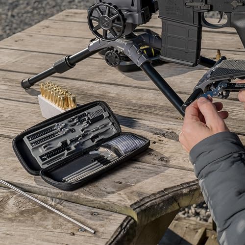 Smith & Wesson Compact Cleaning Kit, Compatible with Rifles, Pistols, and Handguns, for Cleaning, Maintenance, and Gunsmithing - style: Rifle Kit