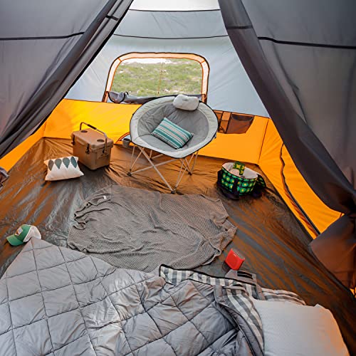 CORE Tent for Family Camping | 10 Person / 11 Person / 12 Person Large Multi Room Cabin Tents for Car Camping & Outdoor Adventures - size: 10 Person