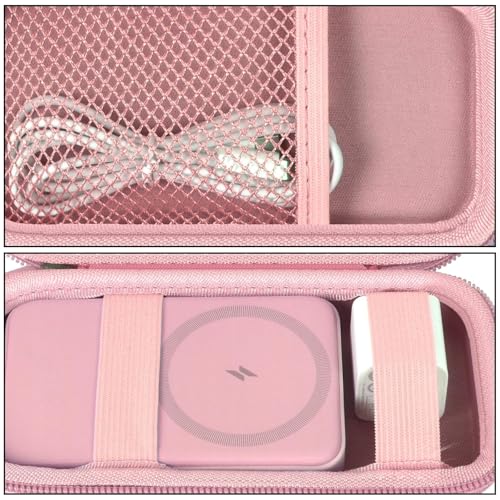Power Bank Case for Anker MagGo 633/622/621/321 Portable Charger, Box Only - color: Sakura Pink, size: Medium