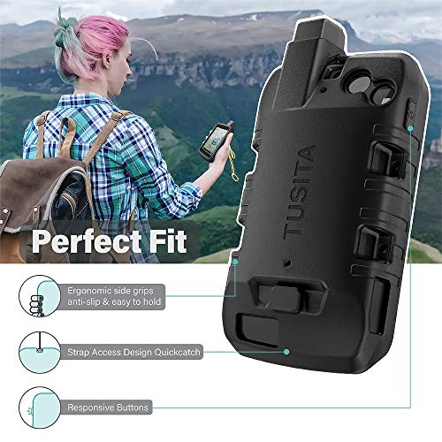 TUSITA Case Compatible with Garmin Montana 760i 750i 710i 700i 700 710 - Silicone Protective Cover - GPS System Accessories