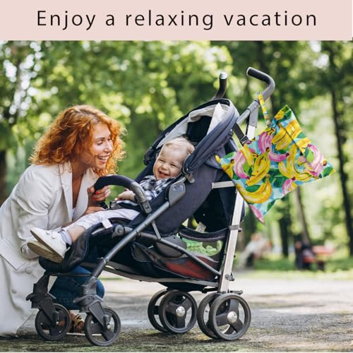 Wet Bag, 4Pcs Wet Dry Bag Set, Reusable Waterproof Bags with Fresh Fruit Patterns for Women, Ideal for Beach Vacations & Pool Days - color: Fresh Fruit