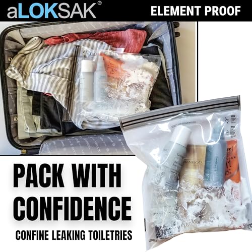 LOKSAK - aLOKSAK Waterproof Cellphone Dry Bags - Airtight Underwater Phone Pouch - Touch Screen Compatible - Diving Certified - size: 8 x 11 inch - 2 Pack
