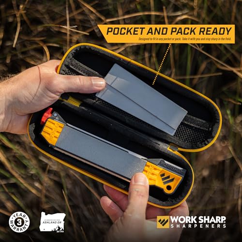 Work Sharp Guided Field Sharpener Elite with case, Travel Knife Sharpener Tool - style: Case Set