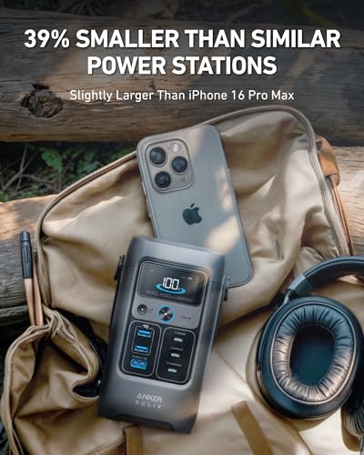Anker SOLIX C200 DC Portable Power Station and 60W Solar Panel, 192Wh, 200W - style: SOLIX C200 DC + 60 W Solar Panel