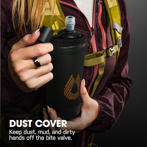 HydraPak PackFlask Harness Mounted Water Bottle (500ml or 750ml) - color: Golden Yellow, size: 17 Ounces