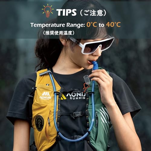 TRIWONDER Hydration Bladder Water Reservoir 1.5 Liter 2L 3L BPA Free Water Bladder for Running Cycling Hiking Camping Backpack - color: B - 1.5L