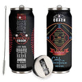 17 Oz Stainless Steel Baseball Coach Travel Tumbler, 500ml/17oz - color: Baseball Coach