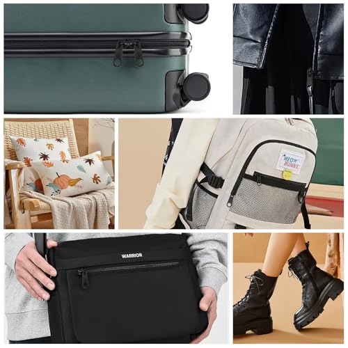 DOITEM 25Pcs Black Zipper Repair Kit Zippers Replacement 3# Zipper Pull Rescue Kit for Clothing Jackets Purses Luggage Backpacks - color: 3# Black Slider