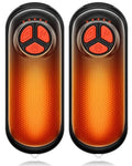 Upgraded Hand Warmers Rechargeable 2 Pack, AI Electric Hand Warmers, Portable Heater, 1s Safe Rapid Heat, 5 Gears Temperature Control, for Hunting, Camping, Hiking, Outdoor - color: black