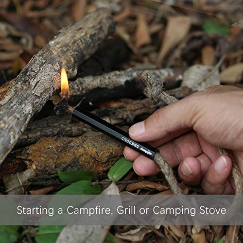 Survival Aluminum Bellows Tube Sleeve Waterproof Wick Hemp Cord