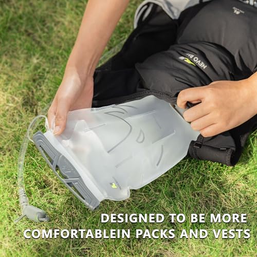 N NEVO RHINO Hydration Bladder 1.5L-3L Kit, Water Bladder for Running Vest - color: 1.5L-White