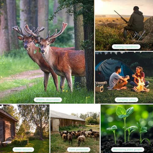 Trail Camera 2 Pack 4K 64MP WiFi Solar Game Camera, 5800mAh Battery, 64GB Memory Card and Ip67 Waterproof Night Vision Trail Cam,130° Wide Angle for Deer & Farm Security - color: Dark grey