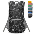 ZOMAKE Lightweight Packable Backpack, Foldable Small Travel Day Pack - color: Starry Pattern