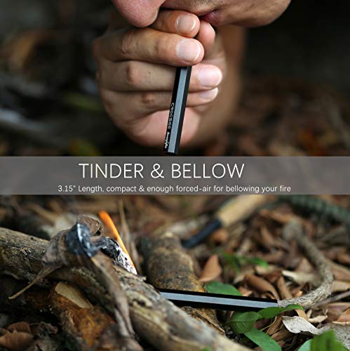 Survival Aluminum Bellows Tube Sleeve Waterproof Wick Hemp Cord