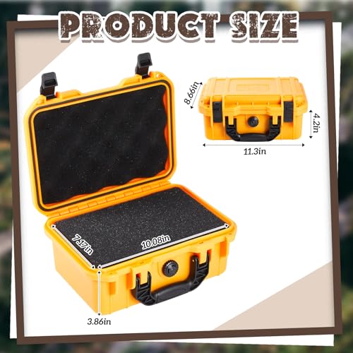 Relaxweex 11.3 x 8.7 x 4.2 Inch Hard Case, Grid Shell, Yellow - color: Yellow, size: 11.3 x 8.7 x 4.2 Inch, style: Grid Shell