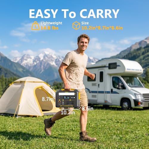 VTOMAN Jump 600X Portable Power Station 600W, 299Wh LiFePO4 Battery - style: Jump 600X