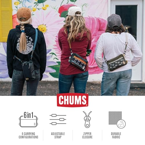 Chums Rover Crossbody Bag, Sling Bag Purse for Women & Men - color: Brick
