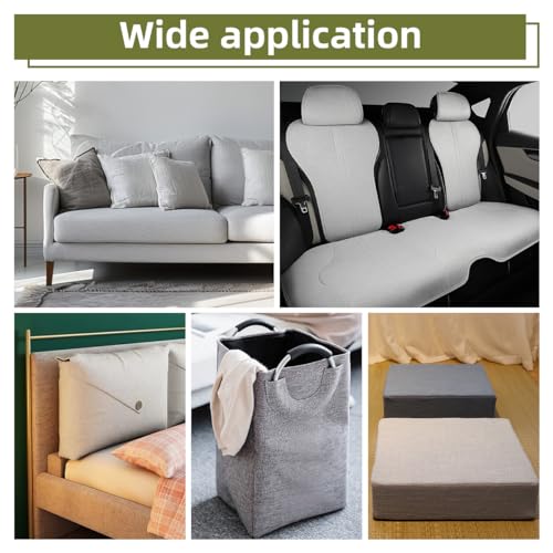 2Pcs Self-Adhesive Linen Fabric Patches, Quick Repair for Sofas, Tents, Car Seats/8" x 11", Light Beige - color: Light Beige