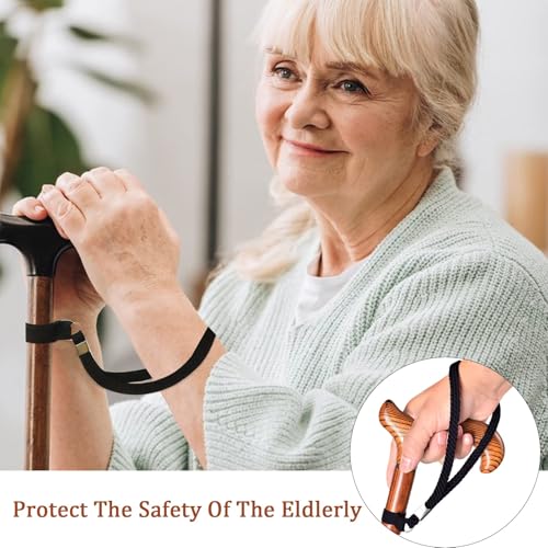 2-Pack Cane Wrist Straps—Walker Wrist Straps, Suitable for Seniors, Rehabilitation, and Mobility Assistance—Universal Fit, Compatible with Canes, Walkers, and Walking Aids