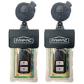 DRIPAC Waterproof Car Key FOB Case Bag Dry Holder Pouch For ID Badge Cash - color: Clear+clear