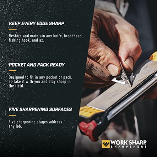 Work Sharp Guided Field Sharpener 3 Pack Gift Set, Travel Knife Sharpener Tool Multi Pack - style: 3 Pack