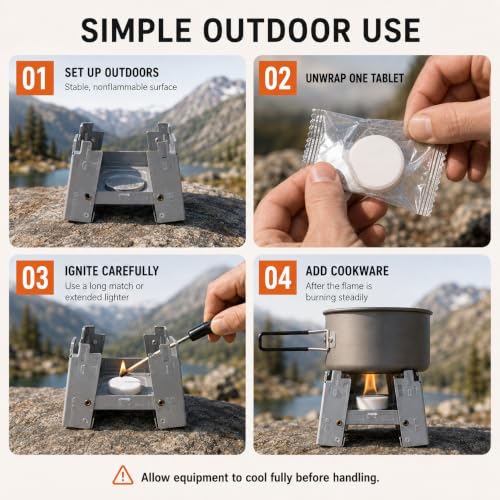 Solid Fuel Tablets - Compact Size, High Energy, Safe and Reliable - size: 46
