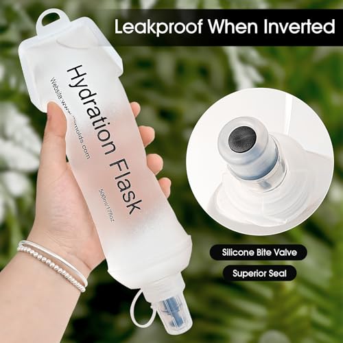 GUYI GYGYL Soft Flask Collapsible Water Bottle for Sports, 250ml White 2pcs - color: 2Pcs 250ml White