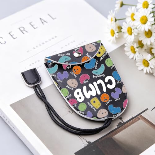 MNIGIU Rock Climber Gift for Women Rock Climbing Cosmetic Bag Climb Gift Rock Climbing Bouldering Lover Gift (climb keybag) - color: climb keybag