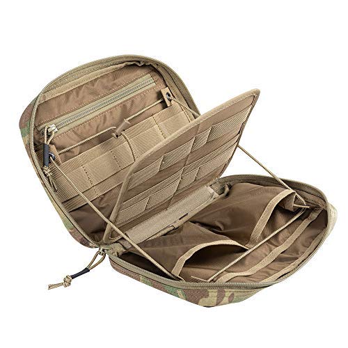 EXCELLENT ELITE SPANKER Molle Admin Pouch Tactical EDC EMT Utility Tool Pouch Medical Organizer Bag Modular Pouches Waist Pouch - color: Multicam