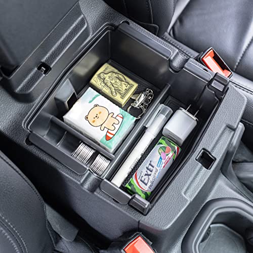 Center Console Organizer for Jeep Wrangler JL/JLU & Gladiator JT Black Trim - color: Black