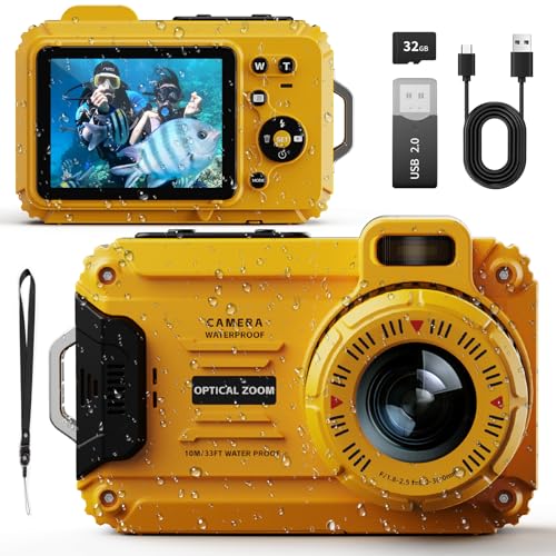 48MP Waterproof Digital Camera with 32GB TF Card