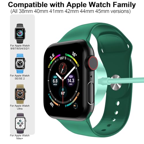 𝟐𝟎𝟐𝟔 𝐔𝐩𝐠𝐫𝐚𝐝𝐞𝐝 Magnetic Charging Cable for Apple Watch Charger,[USB C Port] Wireless Charging Cable Compatible with iWatch Series Ultra/10/9/8/7/6/SE/SE2/5/4/3/2[3.3FT/1M],Green | Wireless iWatch Chager Cable Dual-Chip Compatible with Apple Watch Series Ul