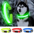 YFbrite Ultra Light Adjustable LED Dog Collar, Light up Dog Collars Rechargeable Glowing in The Dark Collars Visiblity & Safety for Small, Medium, Large Dogs (Green, Small) - color: Green, size: Small