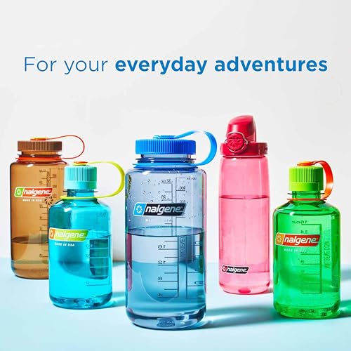 Nalgene Sustain 32 oz. Wide Mouth Water Bottle,(Pack of 6) - color: Clear, size: 32 Ounces (Pack of 6)