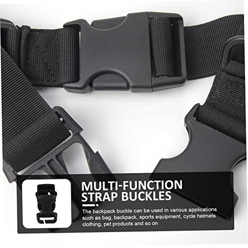 EXCEART Backpack Replacement Buckle Detachable Side Release Buckle Clips Pom Backpack Buckles for Hiking Baby Bag Sports Gear 2.75 X 1.49 X 2.12 in 6 Pack