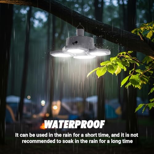 USB Solar Camping Light with Remote Control, Waterproof Tent Light