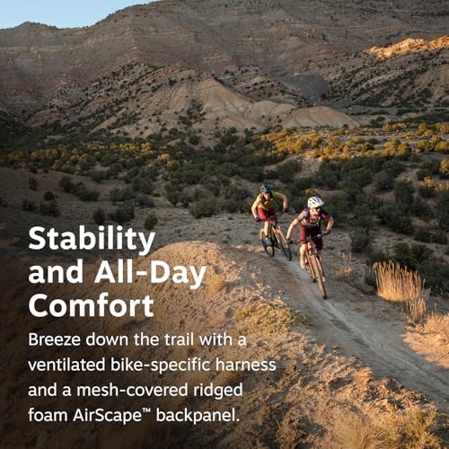 Osprey Berm Biking Backpack with Hydraulics Reservoir - Lightweight Hydration Backpack for Men and Women - color: Botswana Purple Dust Print, style: 2l