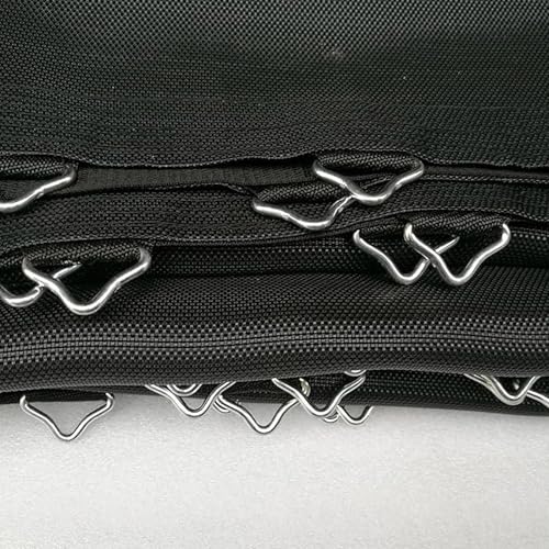 20PCS Trampoline Triangle Buckle Stainless Steel Triangle Ring Buckle V- Rings for Trampoline Replacement Parts Bag Trampoline Mat Craft