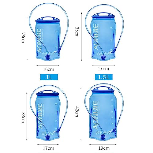 AONIJIE Hydration Bladder 1.5L Water Reservoir, Leakproof Water Storage Bladder Bag, BPA Free, Large Opening, for Hiking Camping Running - color: G2#1.5L Bladder