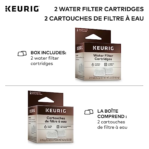 Keurig Water Filter Refill Cartridges,Replacement Water Filter Cartridges,Compatible with 2.0 K-Cup Pod Coffee Makers,2 Count (Pack of 12) - size: 2 Count (Pack of 12)