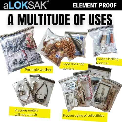 LOKSAK - aLOKSAK Waterproof Cellphone Dry Bags - Airtight Underwater Phone Pouch - Touch Screen Compatible - Diving Certified - size: 6 X 6 inch - 2 Pack