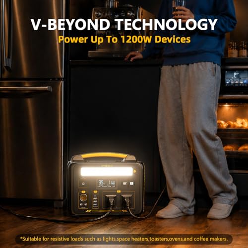 VTOMAN Jump 600X Portable Power Station 600W, 299Wh LiFePO4 Battery - style: Jump 600X