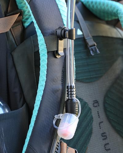 Switch Bite Valve Tube Nozzle Replacement Kit, Compatible with Hydration Packs - style: 2 Pack, Bite Valve & Magnetic Clip