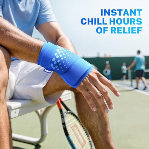 Thumb & Wrist Ice Pack Wrap, Long-Lasting Cold Compression for Pain Relief - size: S/M, style: Blue